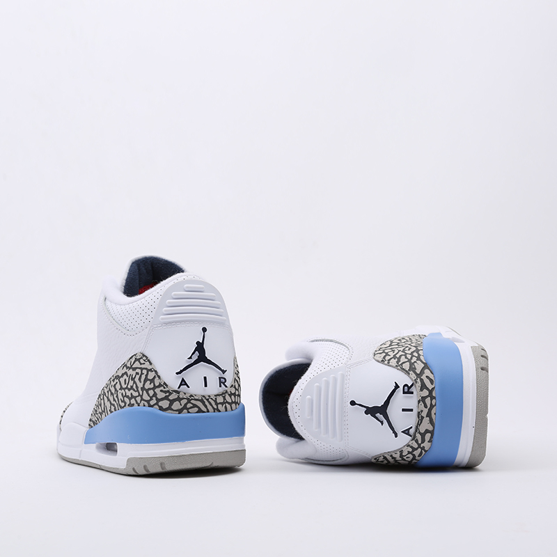 мужские белые кроссовки Jordan 3 Retro CT8532-104 - цена, описание, фото 3