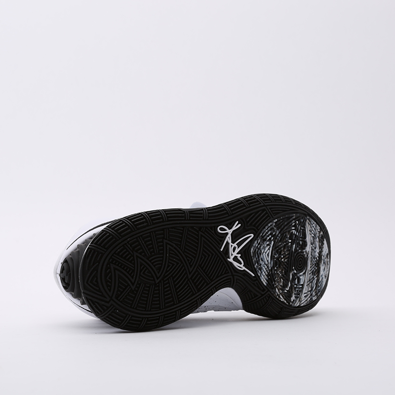 мужские белые баскетбольные кроссовки Nike Kyrie 6 BQ4630-100 - цена, описание, фото 3
