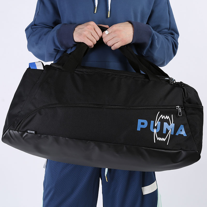  черная сумка PUMA Basketball Duffle Bag 7797601 - цена, описание, фото 2