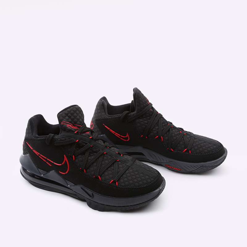 мужские черные баскетбольные кроссовки Nike Lebron XVII Low CD5007-001 - цена, описание, фото 2