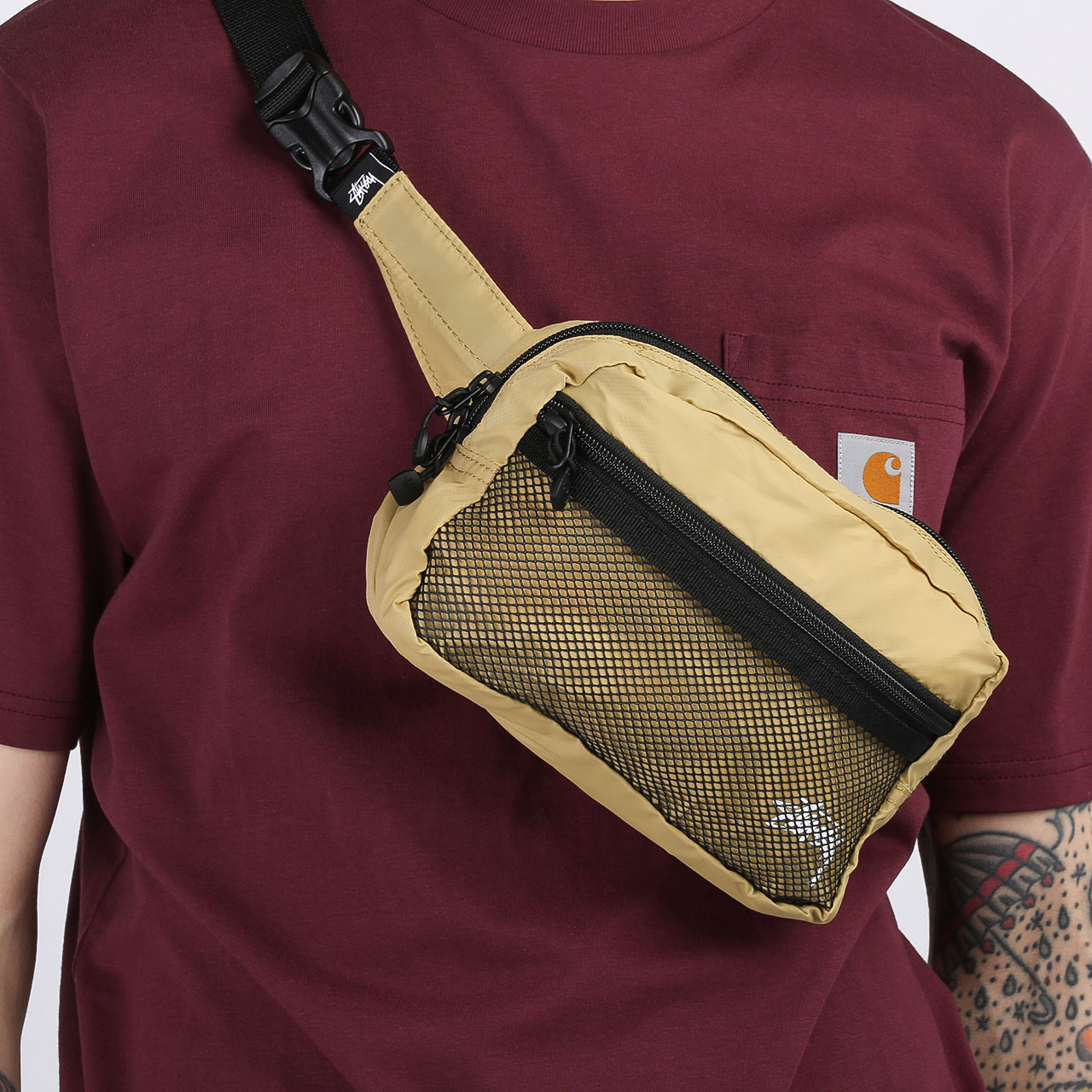 Сумка Stussy Light Weight Waist Bag (134210-gold)  - цена, описание, фото 2