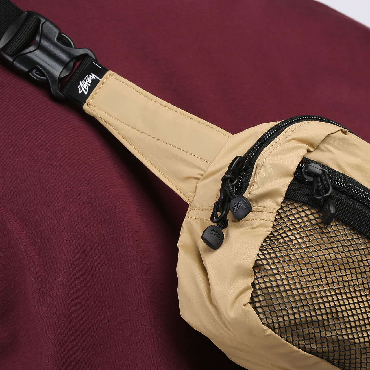Сумка Stussy Light Weight Waist Bag (134210-gold)  - цена, описание, фото 3