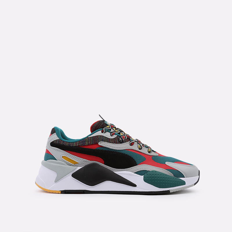 мужские разноцветные кроссовки PUMA RS-X3 Mix 37318302 - цена, описание, фото 1