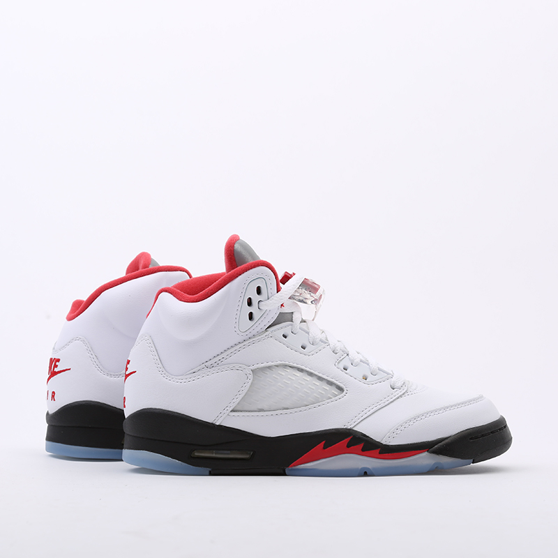 женские белые кроссовки Jordan 5 Retro (GS) 440888-102 - цена, описание, фото 2