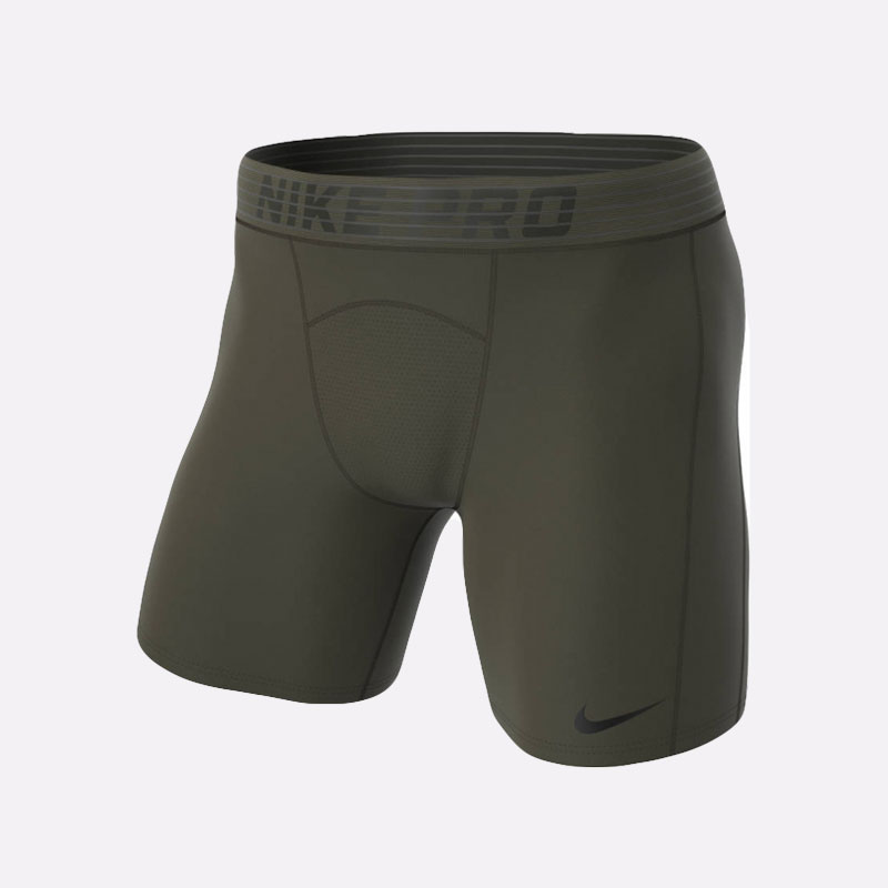 мужское зеленое компрессионное бельё Nike Pro Short BV5635-325 - цена, описание, фото 1