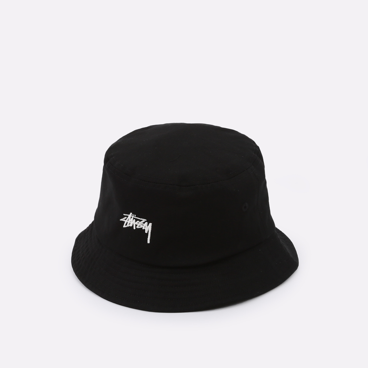  черная панама Stussy Bucket Hat 132974-black - цена, описание, фото 1