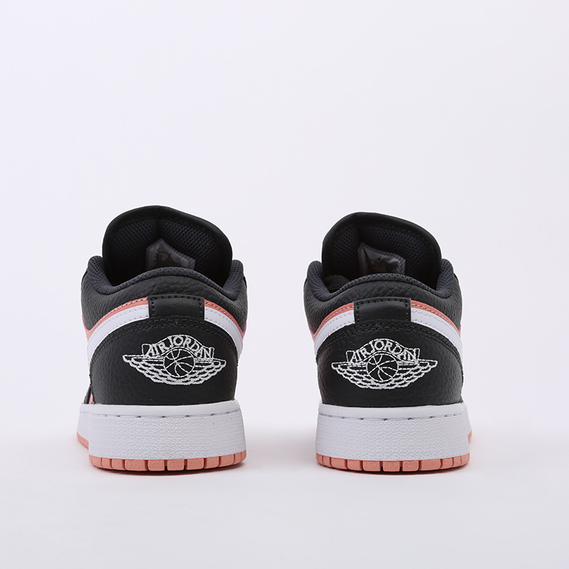женские черные кроссовки Jordan 1 Low (GS) 554723-016 - цена, описание, фото 4