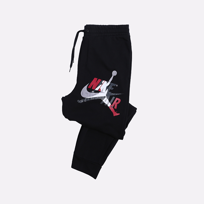 мужские черные брюки Jordan Jumpman Classics Fleece CK2850-010 - цена, описание, фото 1