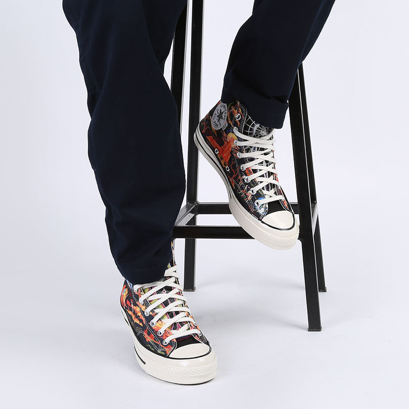 мужские разноцветные кеды Converse Chuck70 Hi 167761 - цена, описание, фото 7