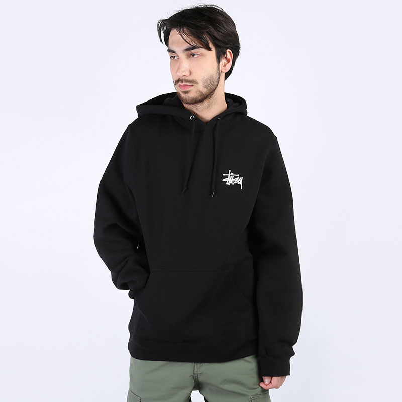 

Толстовка Stussy, Черный, Basic Hood