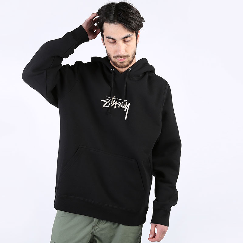 

Толстовка Stussy, Черный, Stock Logo App. Hoodie