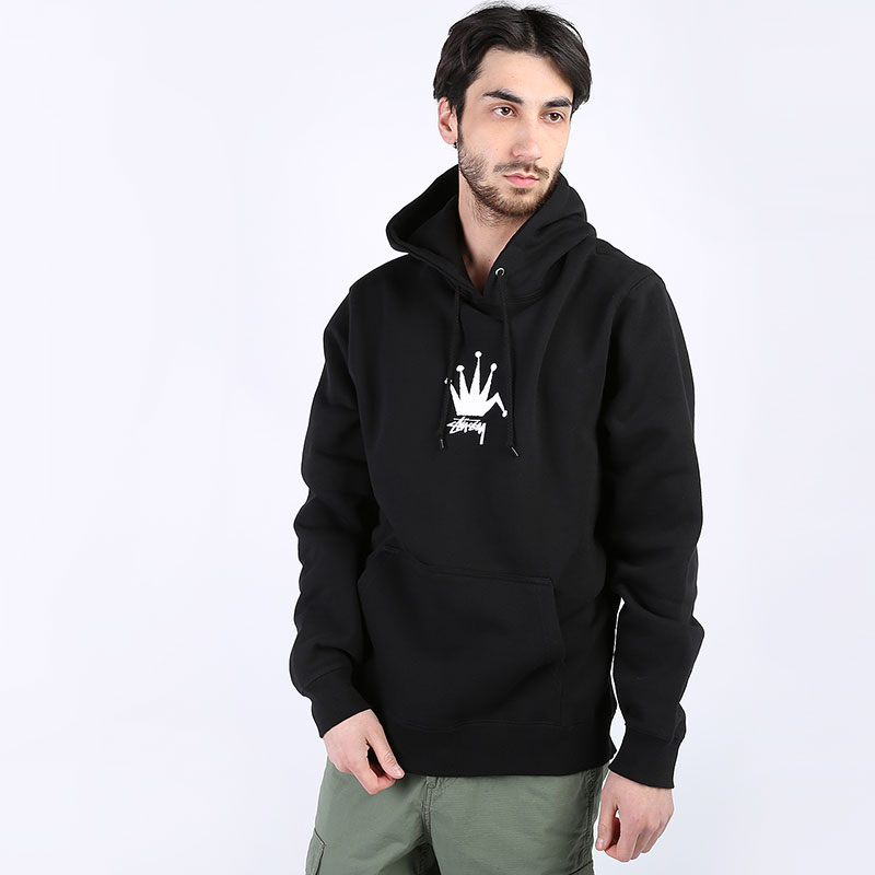 

Толстовка Stussy, Черный, Old Crown Hood