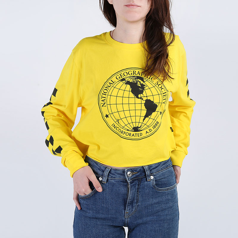 

Лонгслив Vans, Желтый, National Geographic LS Crop