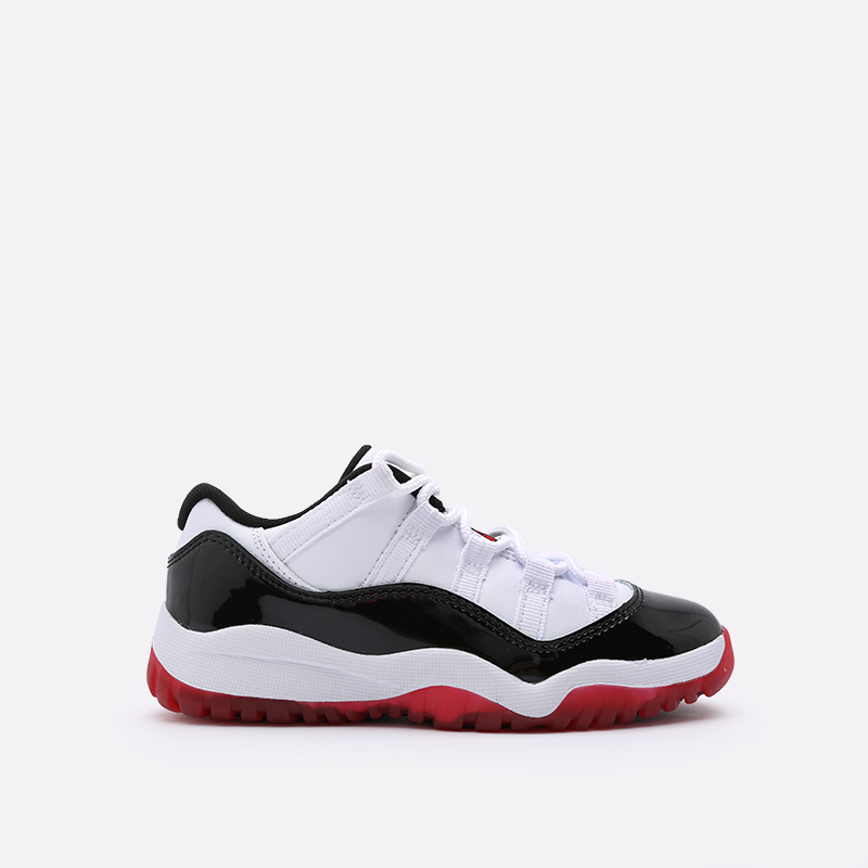 детские черные кроссовки Jordan 11 Retro Low (PS) 505835-160 - цена, описание, фото 1