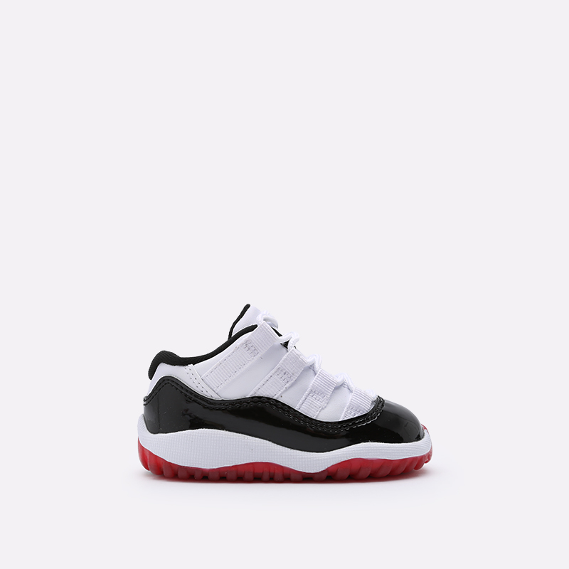 детские черные кроссовки Jordan 11 Retro Low (TD) 505836-160 - цена, описание, фото 1