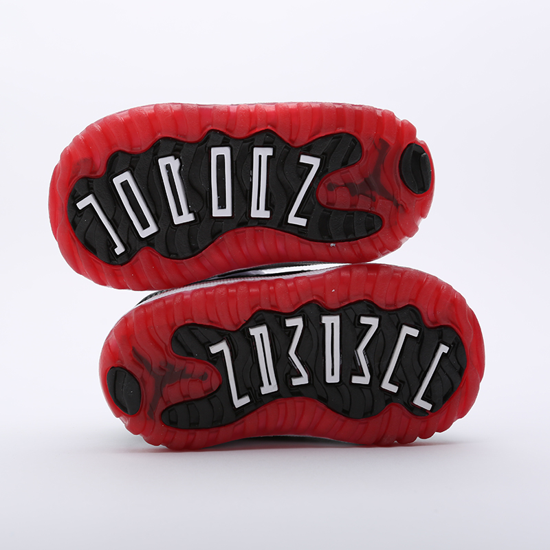 детские черные кроссовки Jordan 11 Retro Low (TD) 505836-160 - цена, описание, фото 6