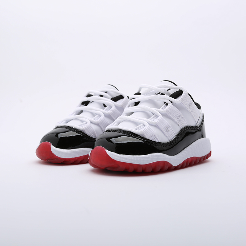 детские черные кроссовки Jordan 11 Retro Low (TD) 505836-160 - цена, описание, фото 5