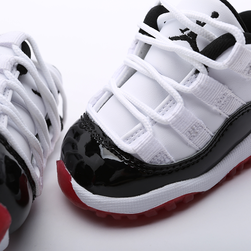 детские черные кроссовки Jordan 11 Retro Low (TD) 505836-160 - цена, описание, фото 4