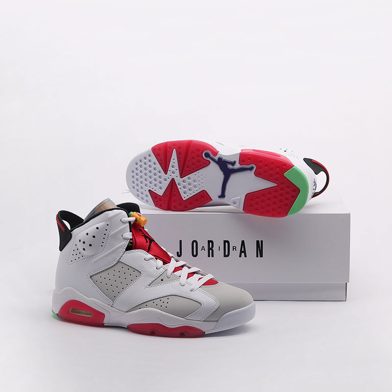 мужские белые кроссовки Jordan Retro 6 CT8529-062 - цена, описание, фото 9