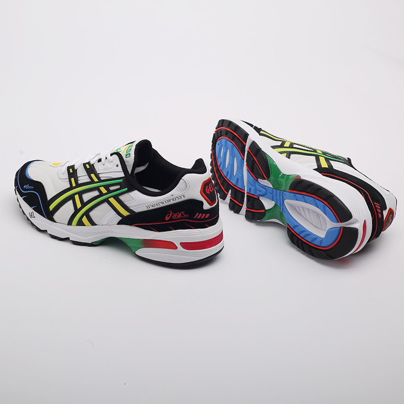 мужские белые кроссовки ASICS Gel-1090 1021A283-100 - цена, описание, фото 2