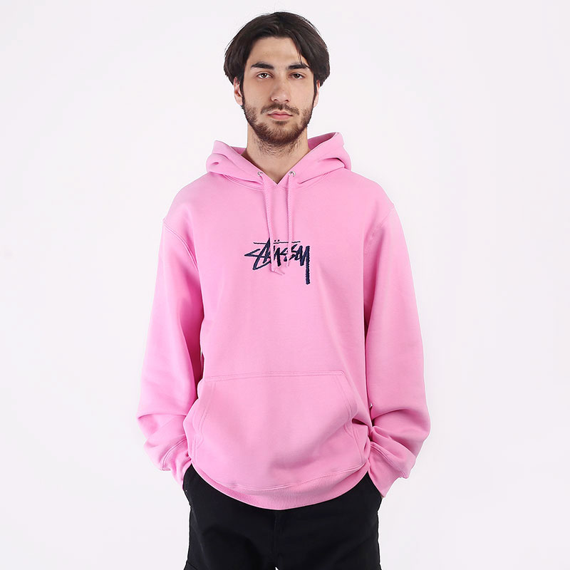

Толстовка Stussy, Розовый, Stock Logo App. Hoodie