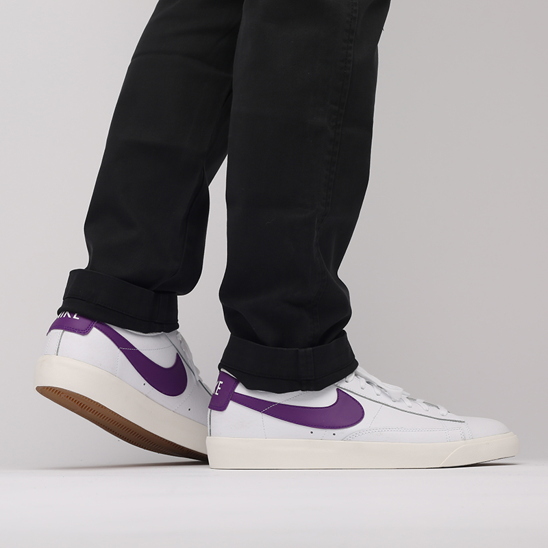 мужские белые кроссовки Nike Blazer Low Leather CI6377-103 - цена, описание, фото 8