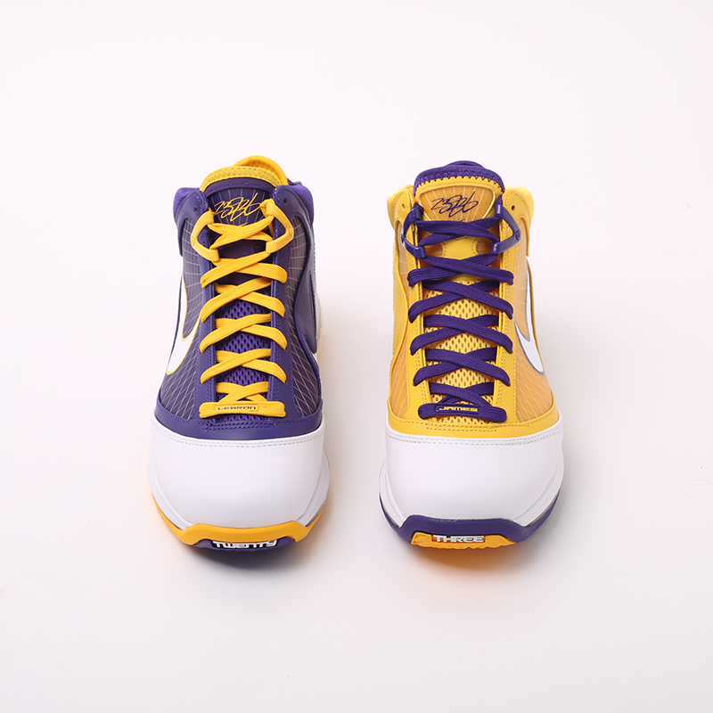 мужские желтые баскетбольные кроссовки Nike Lebron VII QS CW2300-500 - цена, описание, фото 4