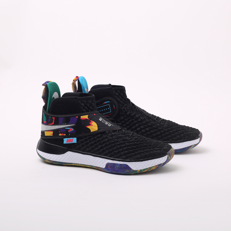 мужские черные баскетбольные кроссовки Nike Air Zoom Unvrs Flyease CQ6422-001 - цена, описание, фото 2