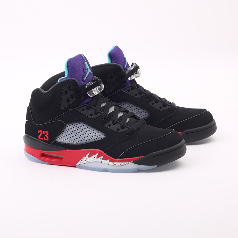 мужские черные кроссовки Jordan 5 Retro CZ1786-001 - цена, описание, фото 3
