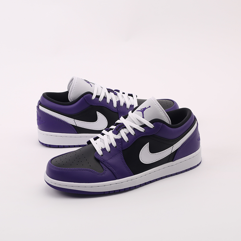 мужские фиолетовые кроссовки Jordan 1 Low 553558-501 - цена, описание, фото 4