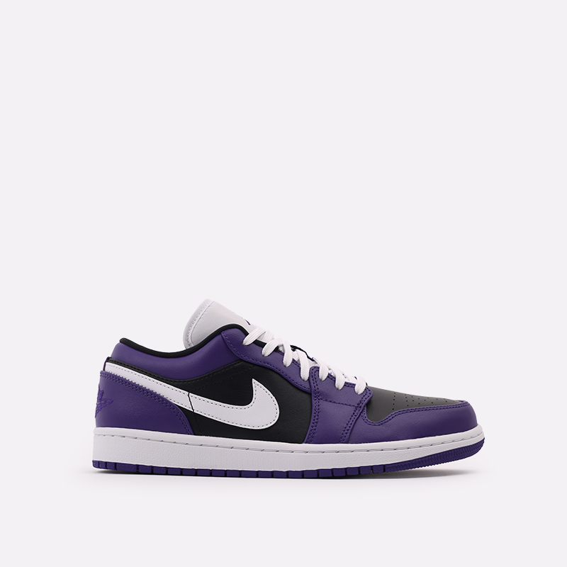 мужские фиолетовые кроссовки Jordan 1 Low 553558-501 - цена, описание, фото 1