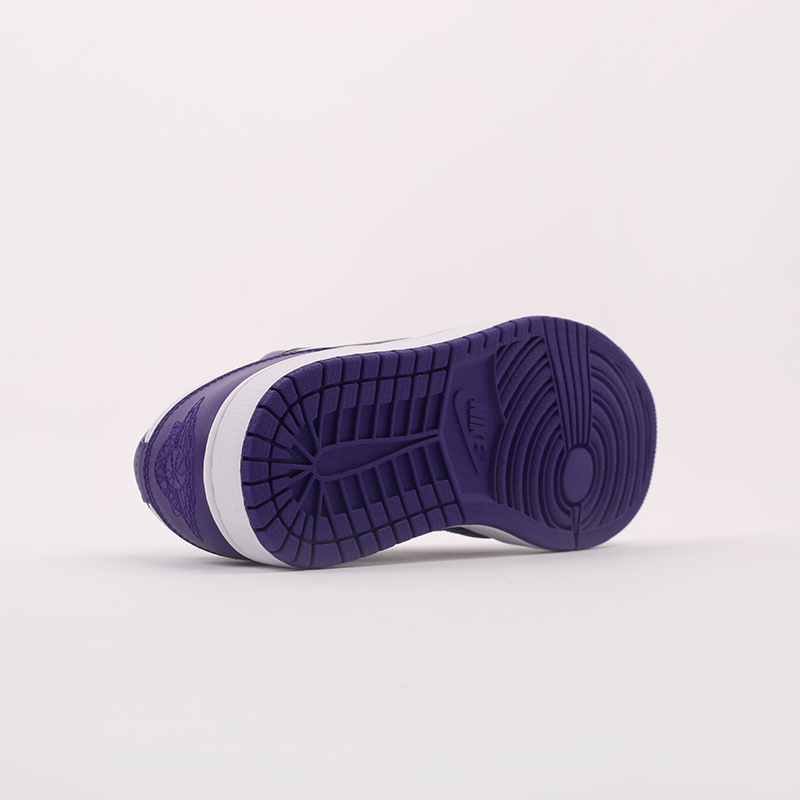 мужские фиолетовые кроссовки Jordan 1 Low 553558-501 - цена, описание, фото 5