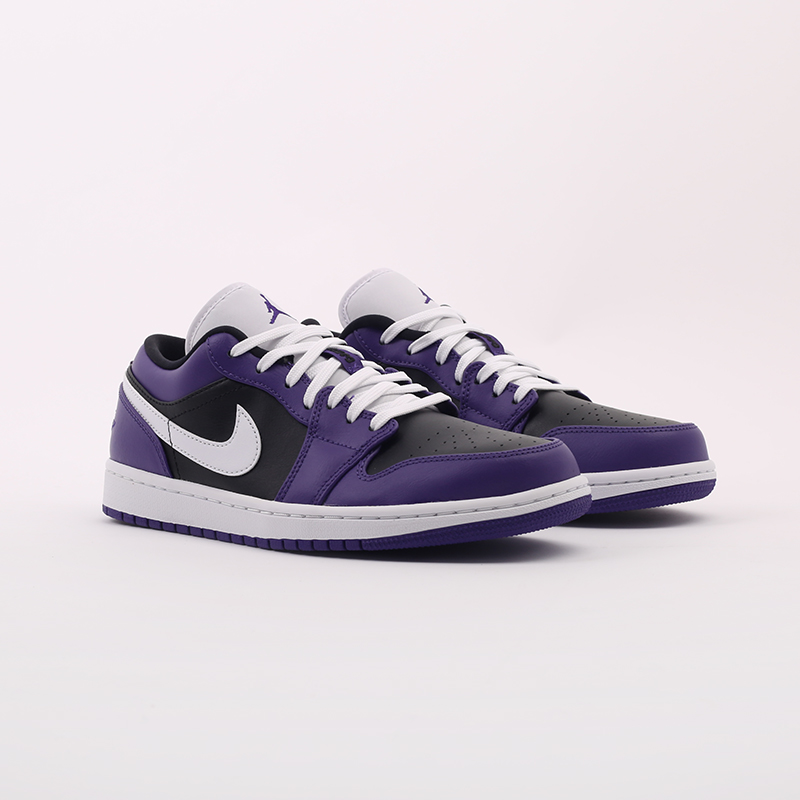мужские фиолетовые кроссовки Jordan 1 Low 553558-501 - цена, описание, фото 2