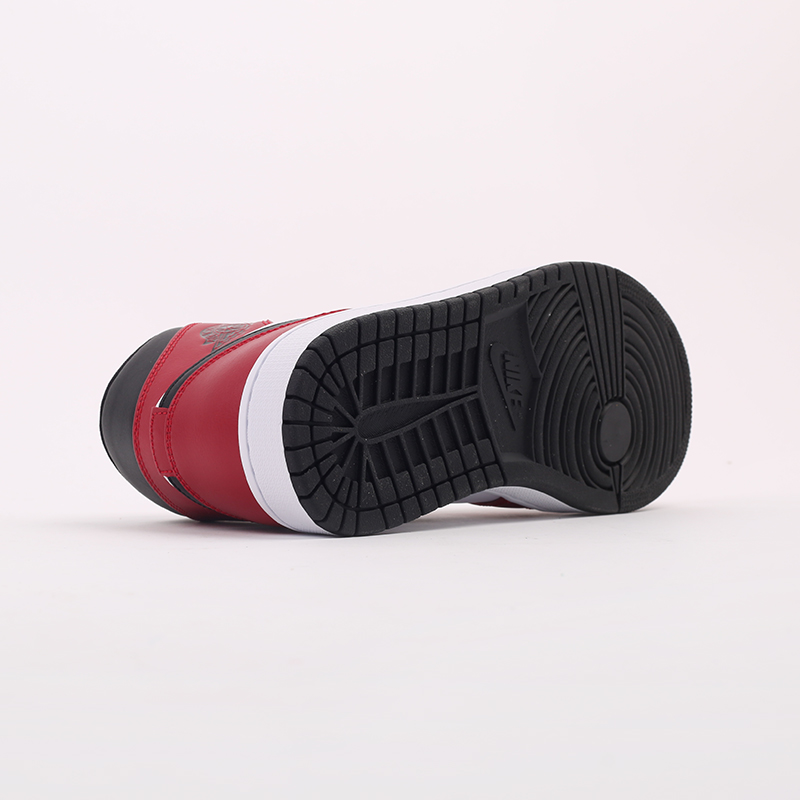 мужские красные кроссовки Jordan 1 Mid 554724-069 - цена, описание, фото 3