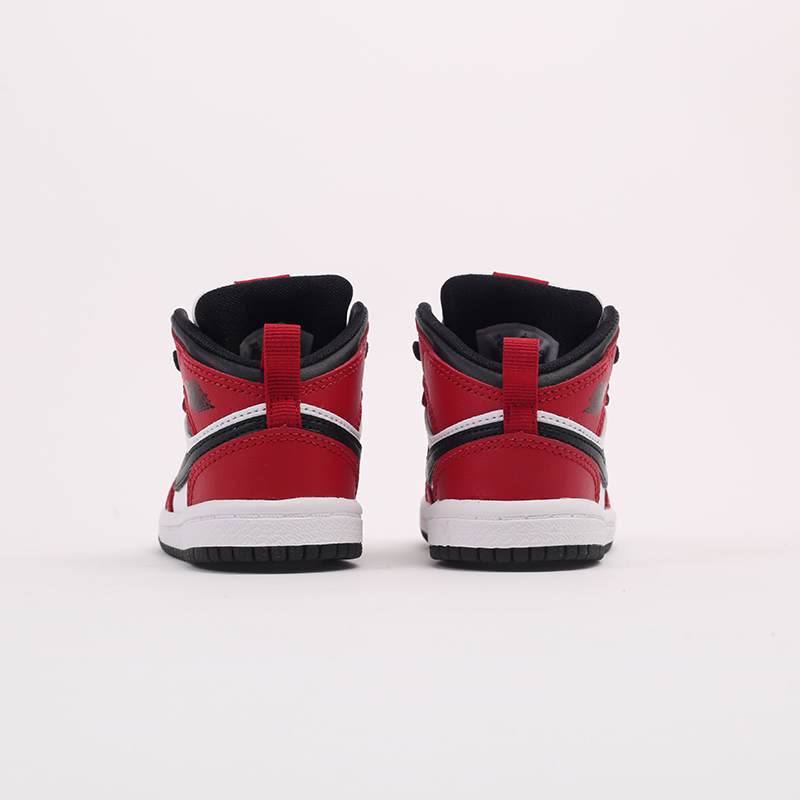 детские красные кроссовки Jordan 1 Mid (TD) 640735-069 - цена, описание, фото 5