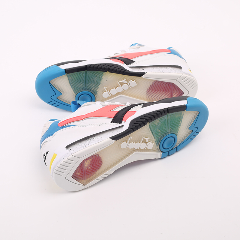 Мужские кроссовки Diadora Duratech Elite Paura (DR501176395 wht/vivid)  - цена, описание, фото 3