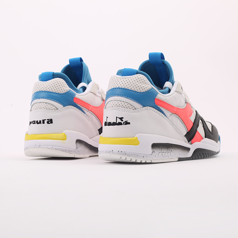 Мужские кроссовки Diadora Duratech Elite Paura (DR501176395 wht/vivid)  - цена, описание, фото 4