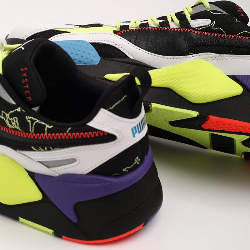 мужские разноцветные кроссовки PUMA RS-X3 'Day Zero' 37271201 - цена, описание, фото 6