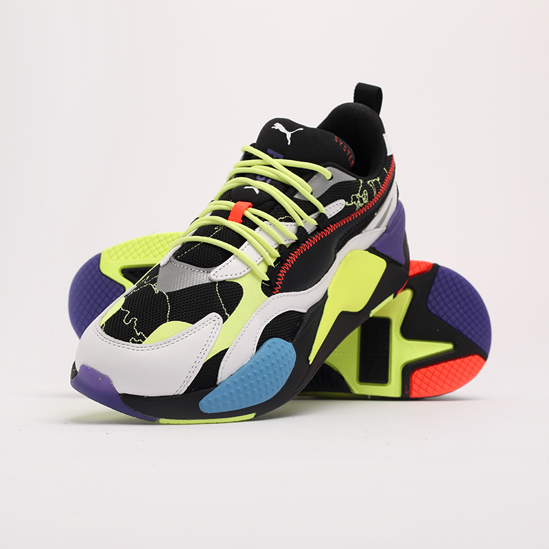 мужские разноцветные кроссовки PUMA RS-X3 'Day Zero' 37271201 - цена, описание, фото 8