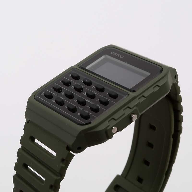  зеленые часы Casio Vintage CA-53WF-3BEF - цена, описание, фото 3