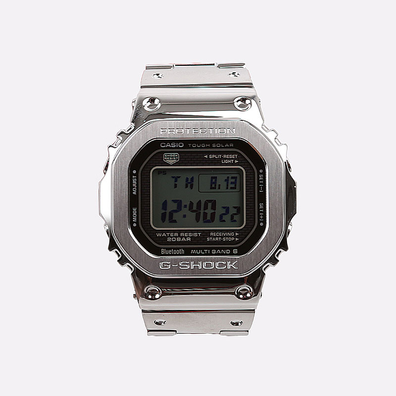  серебряные часы Casio B5000GD GMW-B5000D-1E - цена, описание, фото 1