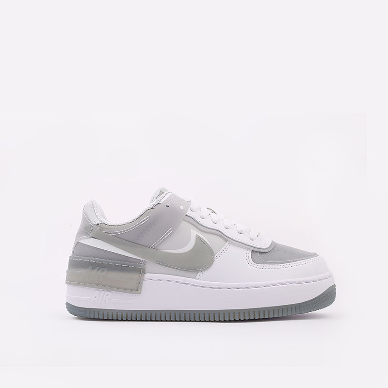 

Кроссовки Nike, Серый;белый, WMNS Air Force 1 Shadow SE