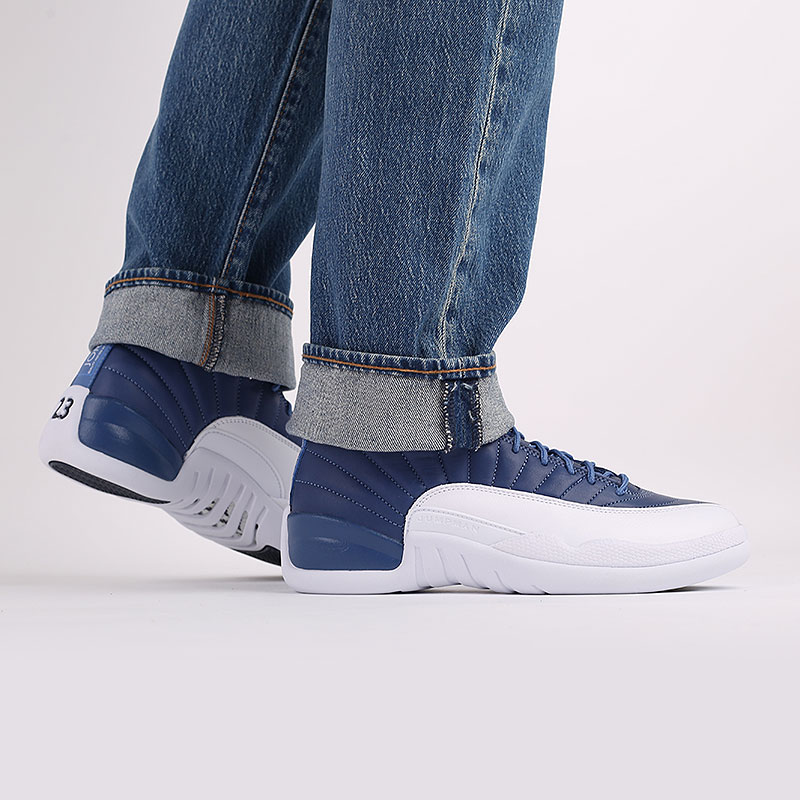мужские синие кроссовки Jordan 12 Retro 130690-404 - цена, описание, фото 7