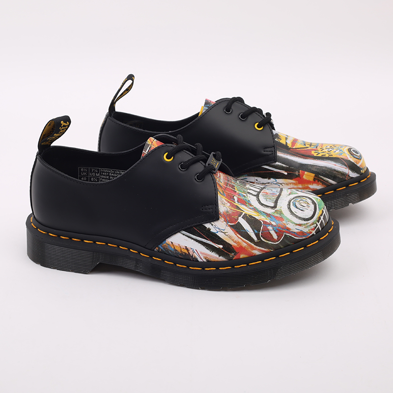  черные ботинки Dr. Martens x 1461 Basquiat 26320001 - цена, описание, фото 2