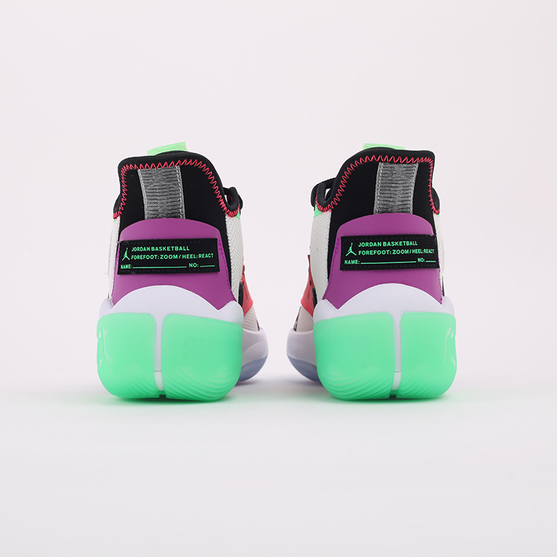  разноцветные баскетбольные кроссовки Jordan React Elevation CK6618-101 - цена, описание, фото 6