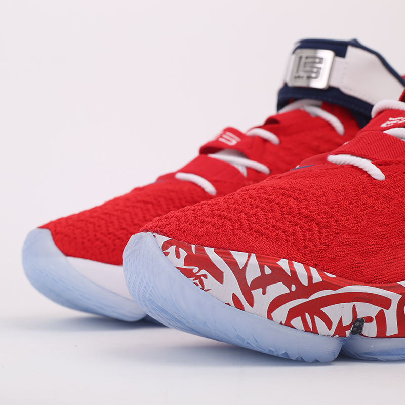 мужские красные баскетбольные кроссовки Nike Lebron XVII FP CT6047-600 - цена, описание, фото 5