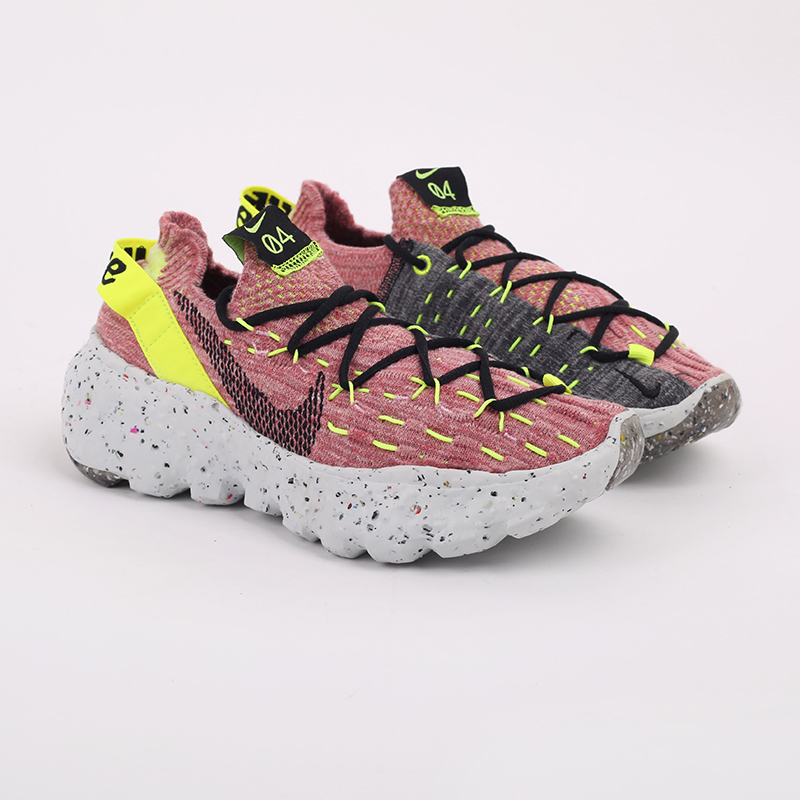 женские красные кроссовки Nike WMNS Space Hippie 04 CD3476-700 - цена, описание, фото 2