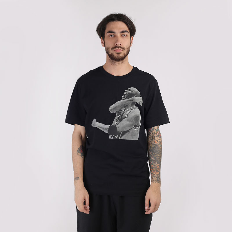 мужская черная футболка Jordan Photo Short-Sleeve Crew CN3588-010 - цена, описание, фото 1