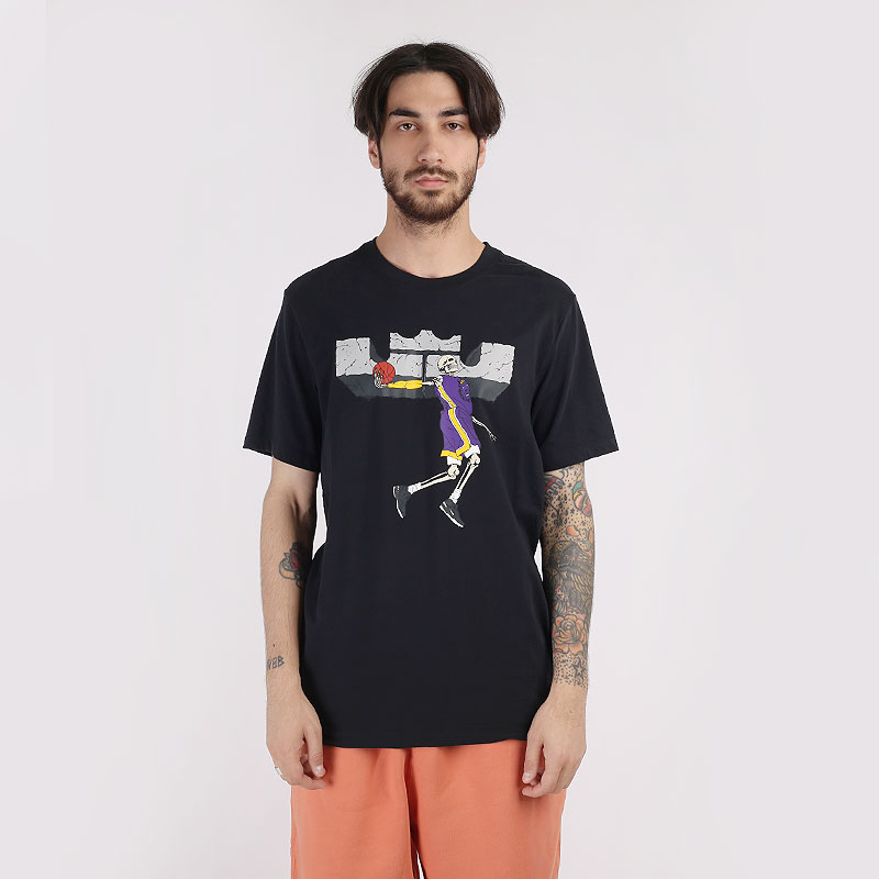 мужская черная футболка Nike Dri-FIT LeBron Logo Basketball T-Shirt CV1048-011 - цена, описание, фото 1