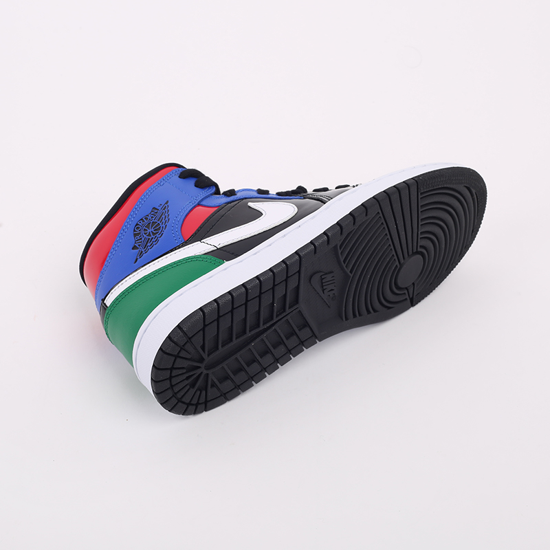 женские разноцветные кроссовки Jordan WMNS 1 Mid SE CV5276-001 - цена, описание, фото 7